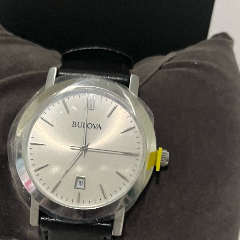 Bulova Silver Analog Watch